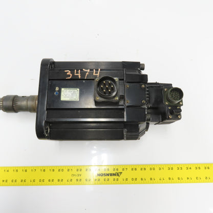 Yaskawa SGMGH-44A2A-YR15 4400W AC Servo Motor 1500RPM 200V 45A 28.4Nm W/Encoder