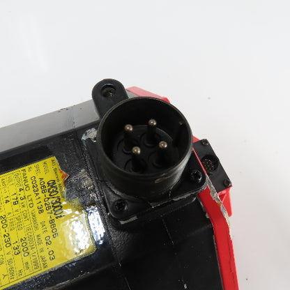 Fanuc A06B-0267-B605 4.3kW 2000RPM 179V AC Servo Brake Motor W/ Pulsecoder