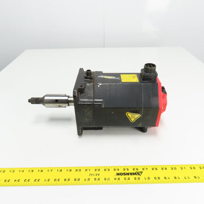 Fanuc A06B-0267-B605 4.3kW 2000RPM 179V AC Servo Brake Motor W/ Pulsecoder