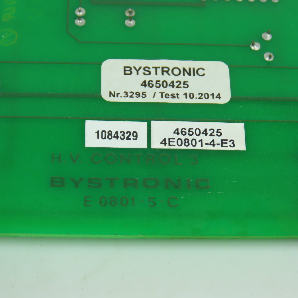 Bystronic E0801-5-C 4650425 HV Control 3 Circuit Board Card PCB