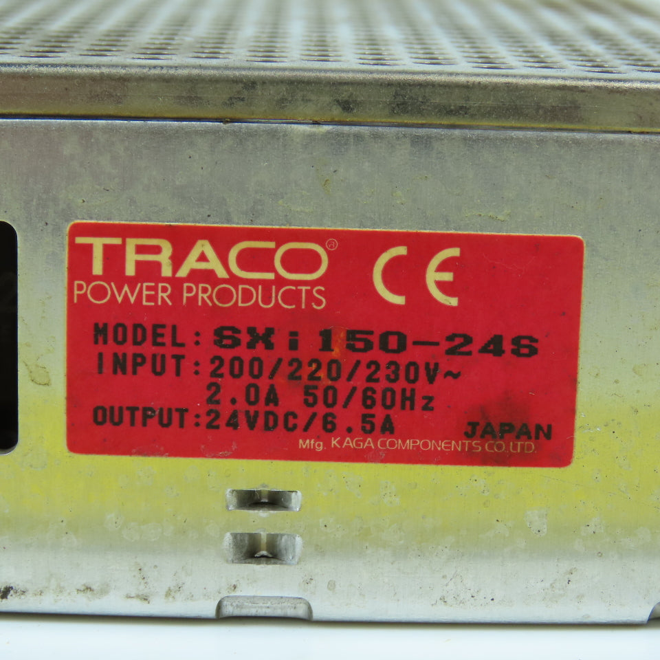 Traco SX : 150-248 24VDC 6.5A Power Supply 200/220/230 2.0A