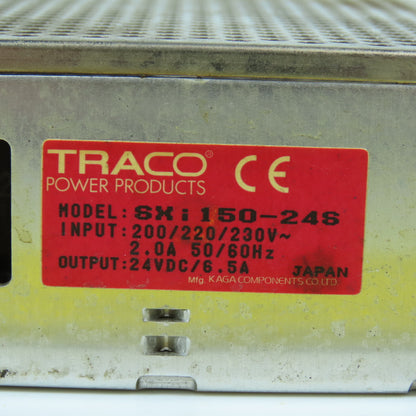Traco SX : 150-248 24VDC 6.5A Power Supply 200/220/230 2.0A