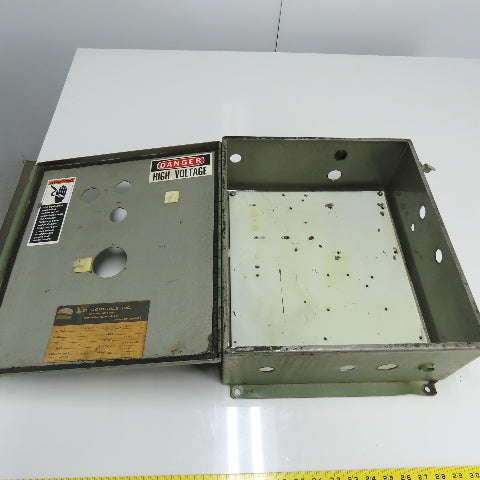 14" x 16" x 6" Steel Electrical Enclosure W/ Backplate
