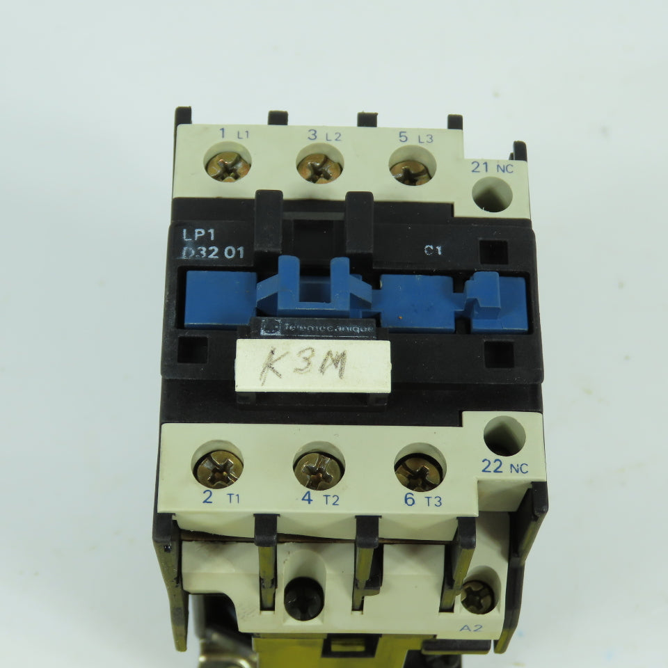 Telemecaniue LP1D3201 20HP Power Relay Contactor 50A 24VDC Coil 600V