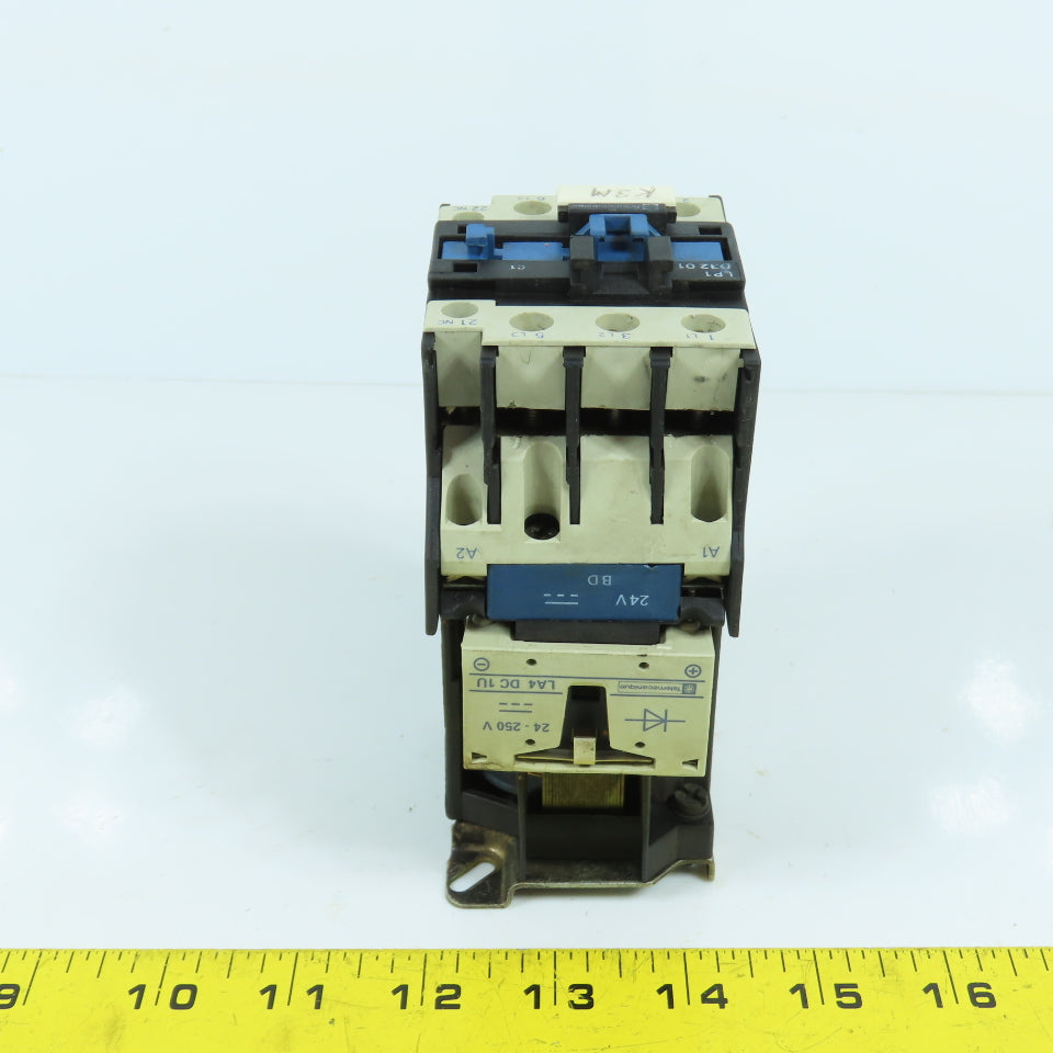 Telemecaniue LP1D3201 20HP Power Relay Contactor 50A 24VDC Coil 600V