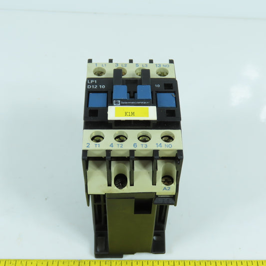 Telemecanique LP1 D12 10 10HP 25A 600VAC IEC Contactor 24V DC Coil