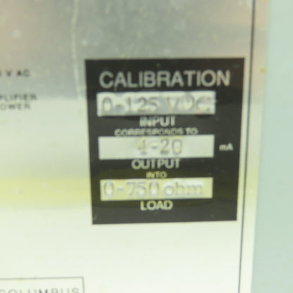 Scientific Columbus 6271-PAN7 Process Control DC Isolation Transducer 125VDC