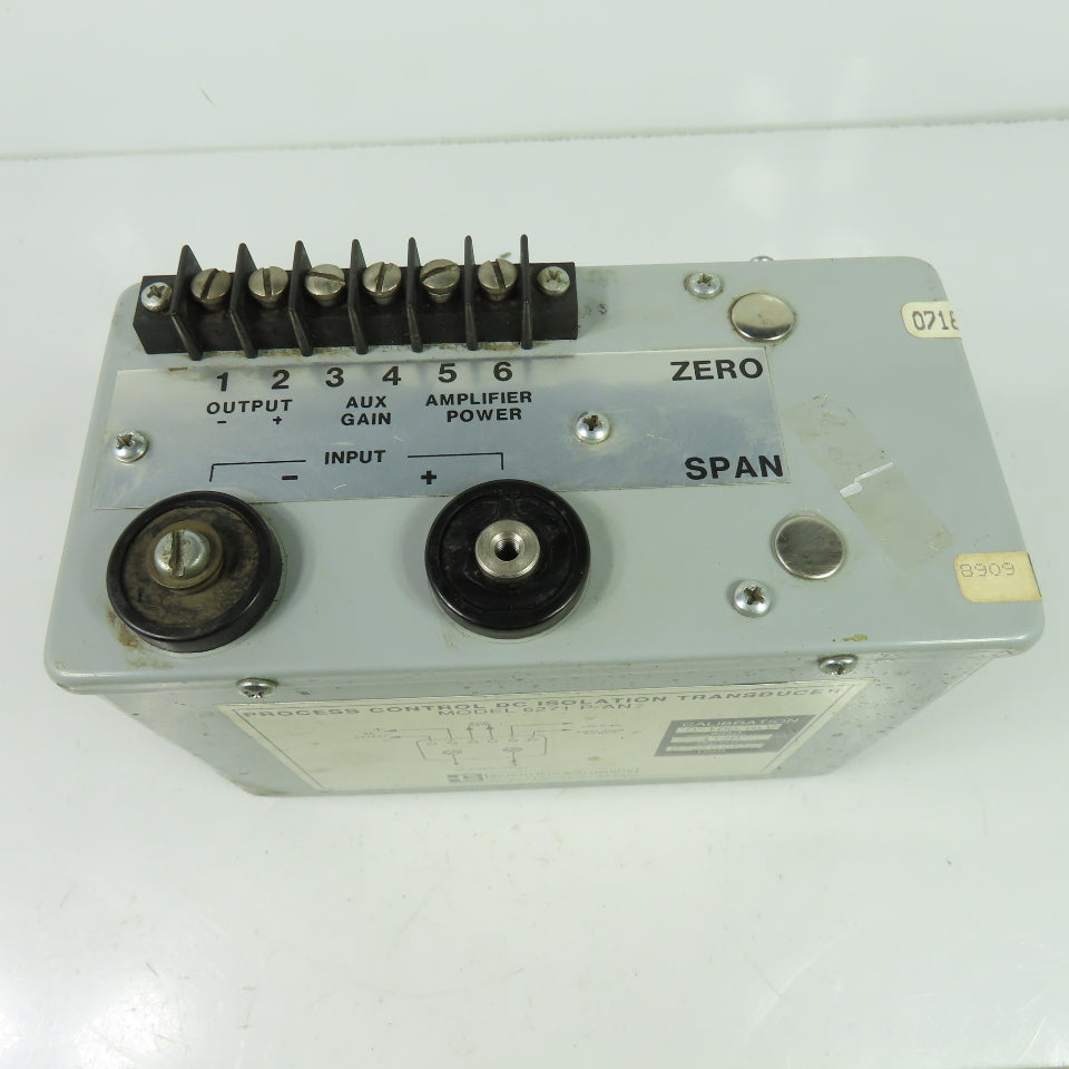 Scientific Columbus 6271-PAN7 Process Control DC Isolation Transducer 0-100mV