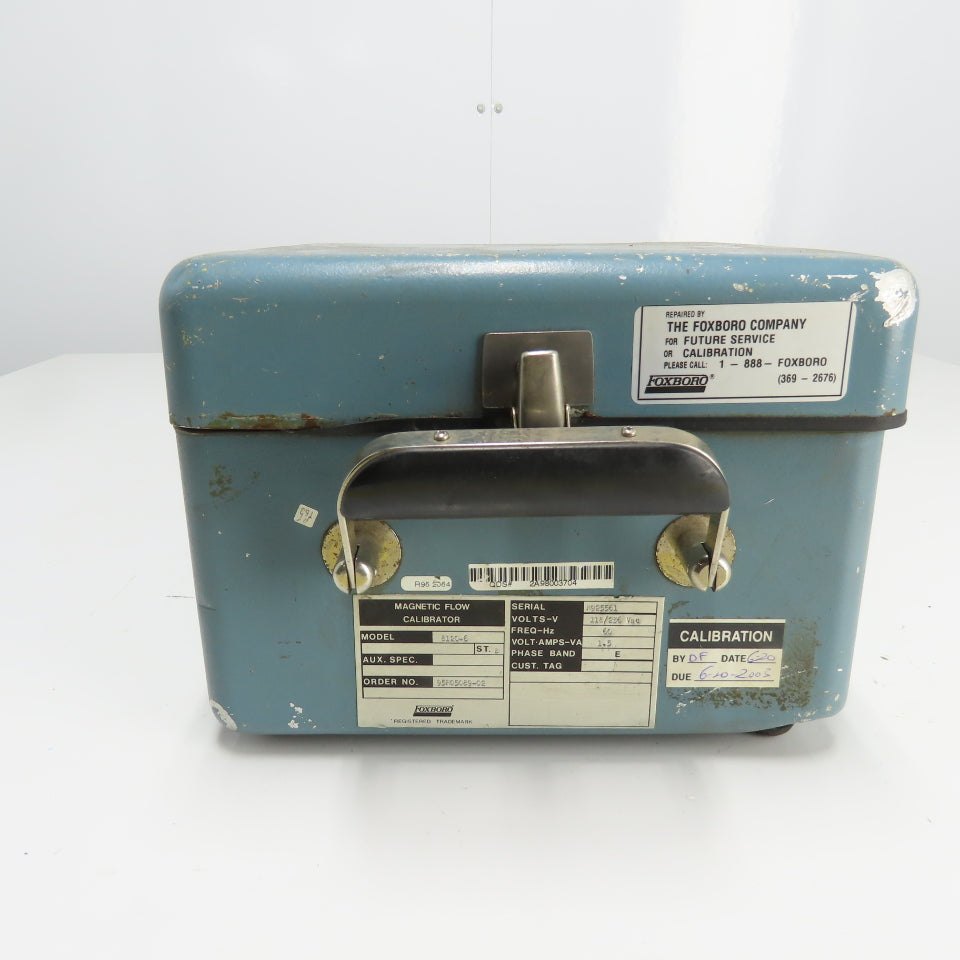 Foxboro 8120-6 Magnetic Flow Calibrator 118/236VAC 1.5A ST.B
