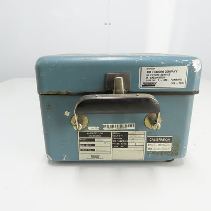 Foxboro 8120-6 Magnetic Flow Calibrator 118/236VAC 1.5A ST.B