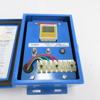 Lubriquip Opco ChainMaster 1000 Hour Timer Controls 115V 8" x 6" Enclosure