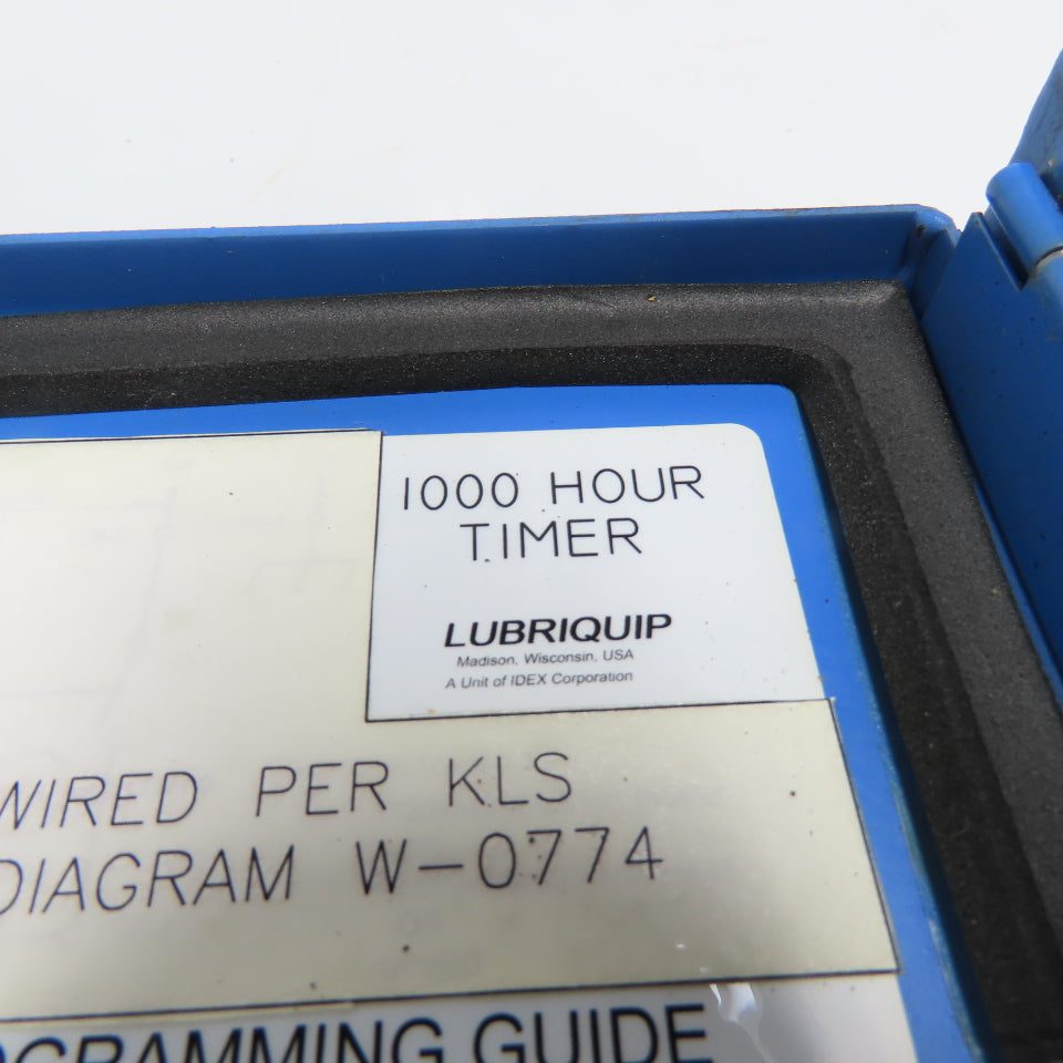Lubriquip Opco ChainMaster 1000 Hour Timer Controls 115V 8" x 6" Enclosure
