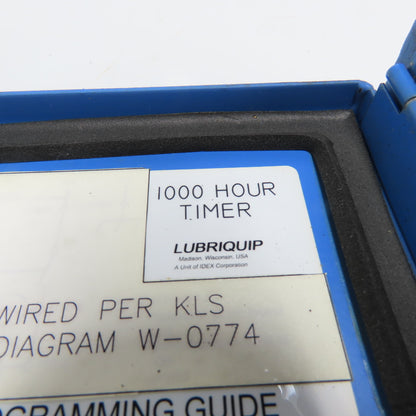 Lubriquip Opco ChainMaster 1000 Hour Timer Controls 115V 8" x 6" Enclosure