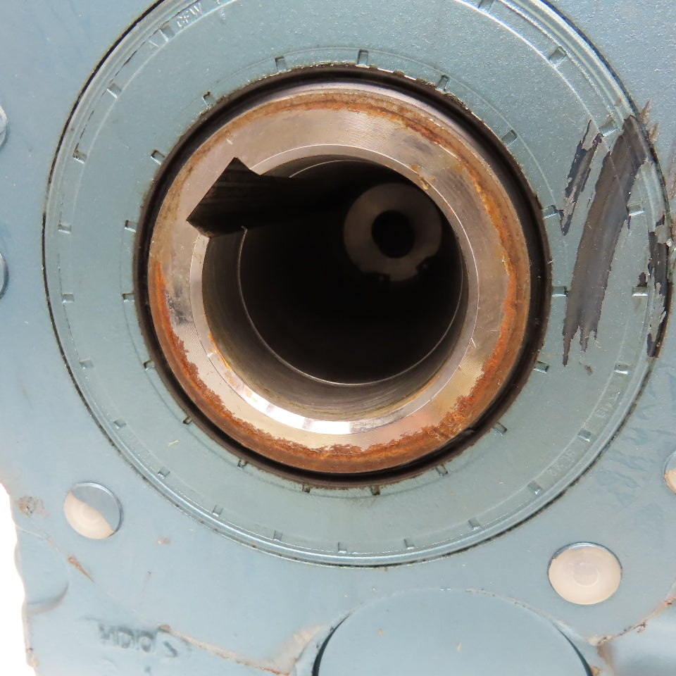 Sew Eurodrive KA87AD3 127:1 Right Angle Thru Shaft Gear Reducer 23,900 in/lbs.