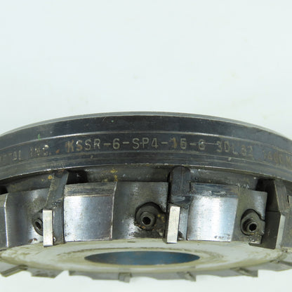 Kennametal KSSR-6-SP4-15-6 Indexable Insert Shell Mill 1400 Max RPM