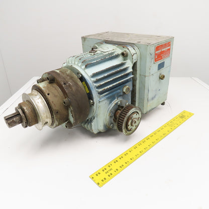 Camco 512P2H40-330 1.5 Stop Rotary Indexer W/ 50:1 Right Angle Gear Reducer