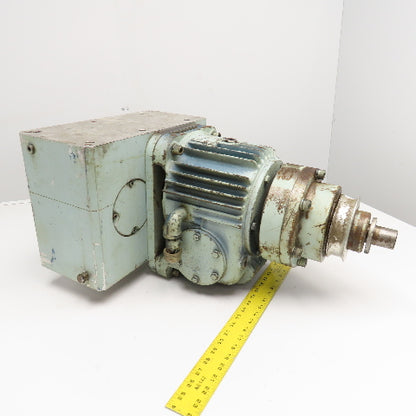 Camco 512P2H40-330 1.5 Stop Rotary Indexer W/ 50:1 Right Angle Gear Reducer