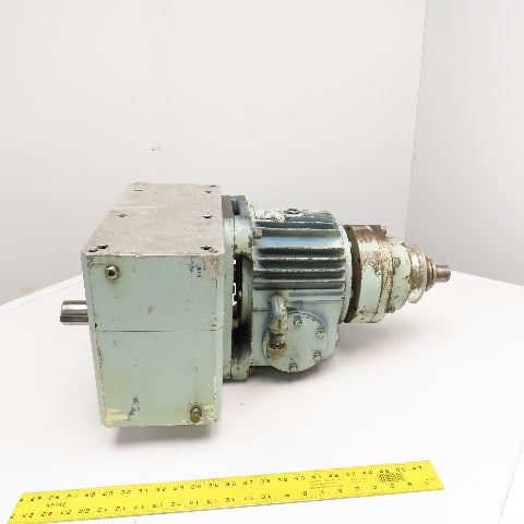 Camco 512P2H40-330 1.5 Stop Rotary Indexer W/ 50:1 Right Angle Gear Reducer