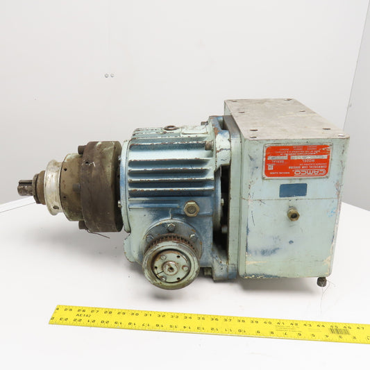 Camco 512P2H40-330 1.5 Stop Rotary Indexer W/ 50:1 Right Angle Gear Reducer