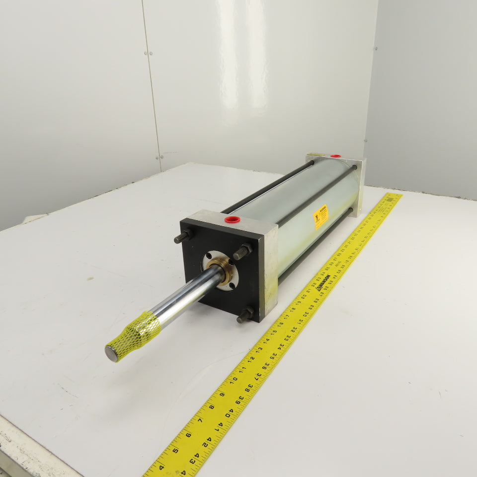 Yates U8BX8-1 Double Acting Pneumatic Cylinder 6" Bore 18" Stroke 1-3/8" Rod NEW
