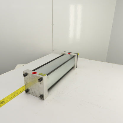 Yates U8BX8-1 Double Acting Pneumatic Cylinder 6" Bore 18" Stroke 1-3/8" Rod NEW