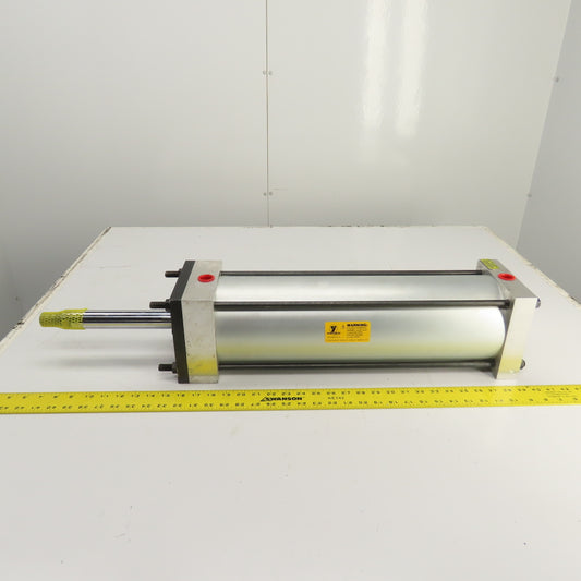 Yates U8BX8-1 Double Acting Pneumatic Cylinder 6" Bore 18" Stroke 1-3/8" Rod NEW