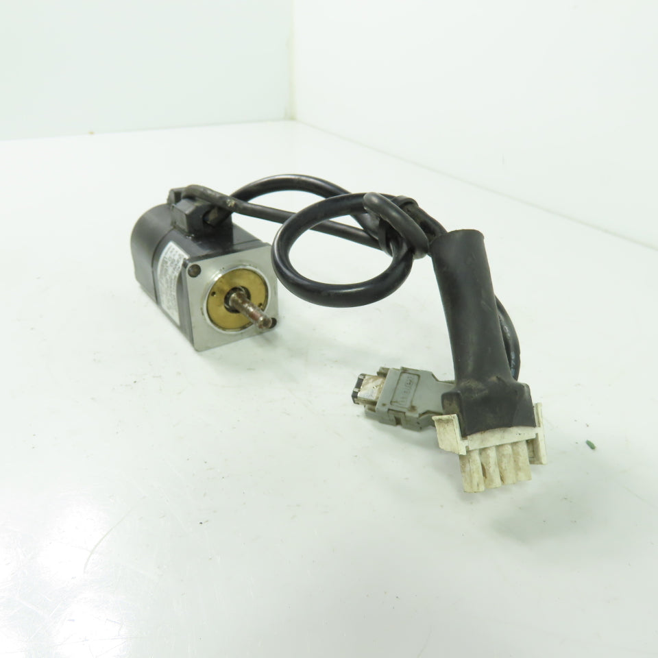 Yaskawa SGMAH-A5AAAYU21 0.159Nm 200V Servo Motor 50W 0.6A 3000RPM
