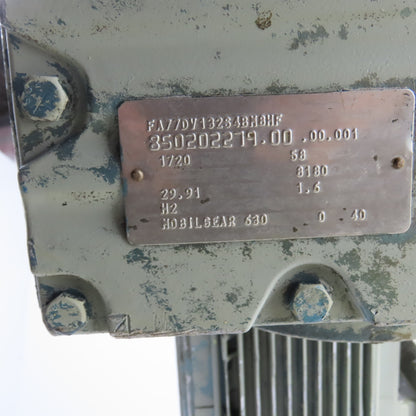 SEW Eurodrive FA77DV132S4BM8HF 7.5HP Inline Gear Motor 57.5RPM Out 230/460V 3PH