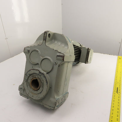 SEW Eurodrive FA77DV132S4BM8HF 7.5HP Inline Gear Motor 57.5RPM Out 230/460V 3PH