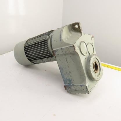 SEW Eurodrive FA77DV132S4BM8HF 7.5HP Inline Gear Motor 57.5RPM Out 230/460V 3PH