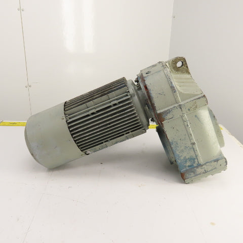 SEW Eurodrive FA77DV132S4BM8HF 7.5HP Inline Gear Motor 57.5RPM Out 230/460V 3PH