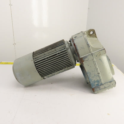 SEW Eurodrive FA77DV132S4BM8HF 7.5HP Inline Gear Motor 57.5RPM Out 230/460V 3PH
