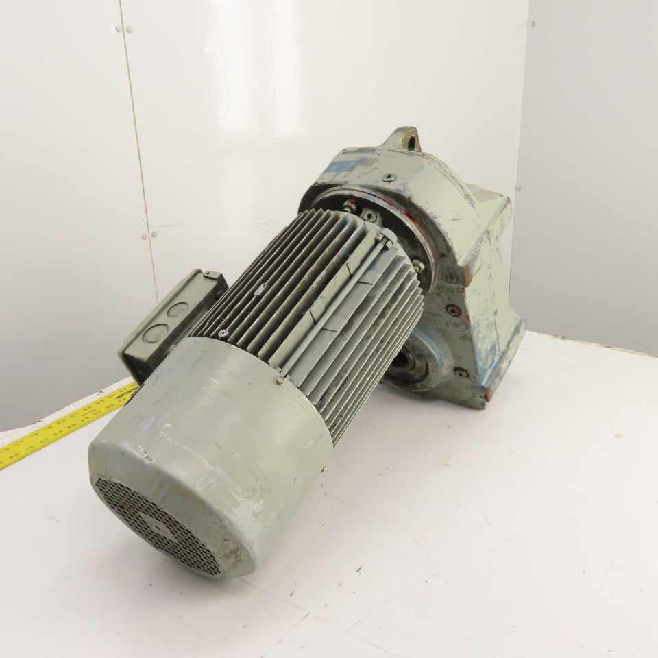 SEW Eurodrive FA77DV132S4BM8HF 7.5HP Inline Gear Motor 57.5RPM Out 230/460V 3PH