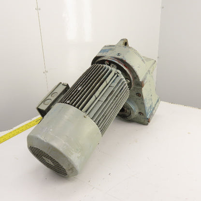 SEW Eurodrive FA77DV132S4BM8HF 7.5HP Inline Gear Motor 57.5RPM Out 230/460V 3PH