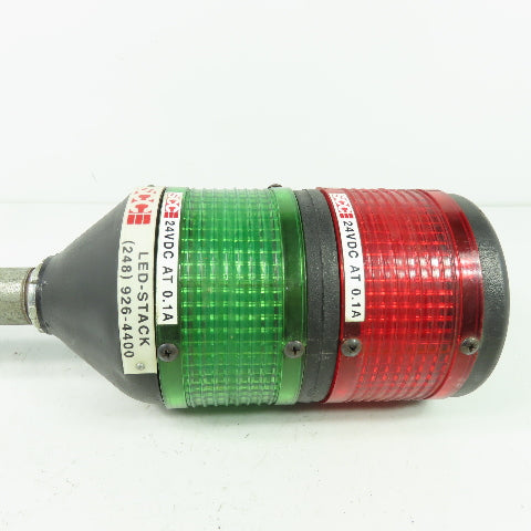 SCC LED Light Stack 24VDC 0.1A Red Green