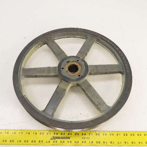 Browning 8H13 18-3/4" OD 2-Sheave Bandsaw Drive Pulley 8V Section Tannewitz G1R