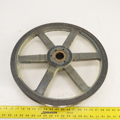 Browning 8H13 18-3/4" OD 2-Sheave Bandsaw Drive Pulley 8V Section Tannewitz G1R