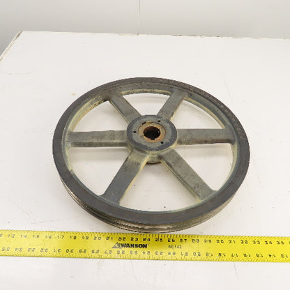 Browning 8H13 18-3/4" OD 2-Sheave Bandsaw Drive Pulley 8V Section Tannewitz G1R