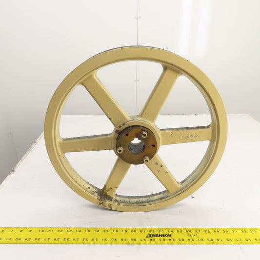 Browning 8H13 18-3/4" OD 2-Sheave Bandsaw Drive Pulley 8V Section Tannewitz G1R