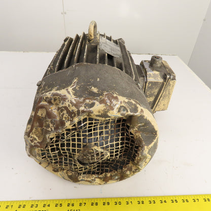Elektrim Esg 10HP AC Electric Motor 1745RPM 230/460V 3PH 215T Fr (Bad Fan&Cover)
