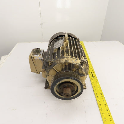 Elektrim Esg 10HP AC Electric Motor 1745RPM 230/460V 3PH 215T Fr (Bad Fan&Cover)