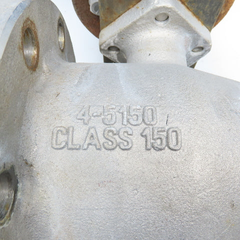 Jamesbury ST-200 B 4" Stainless Steel Ball Valve #150 & Positioner PVM P-2000