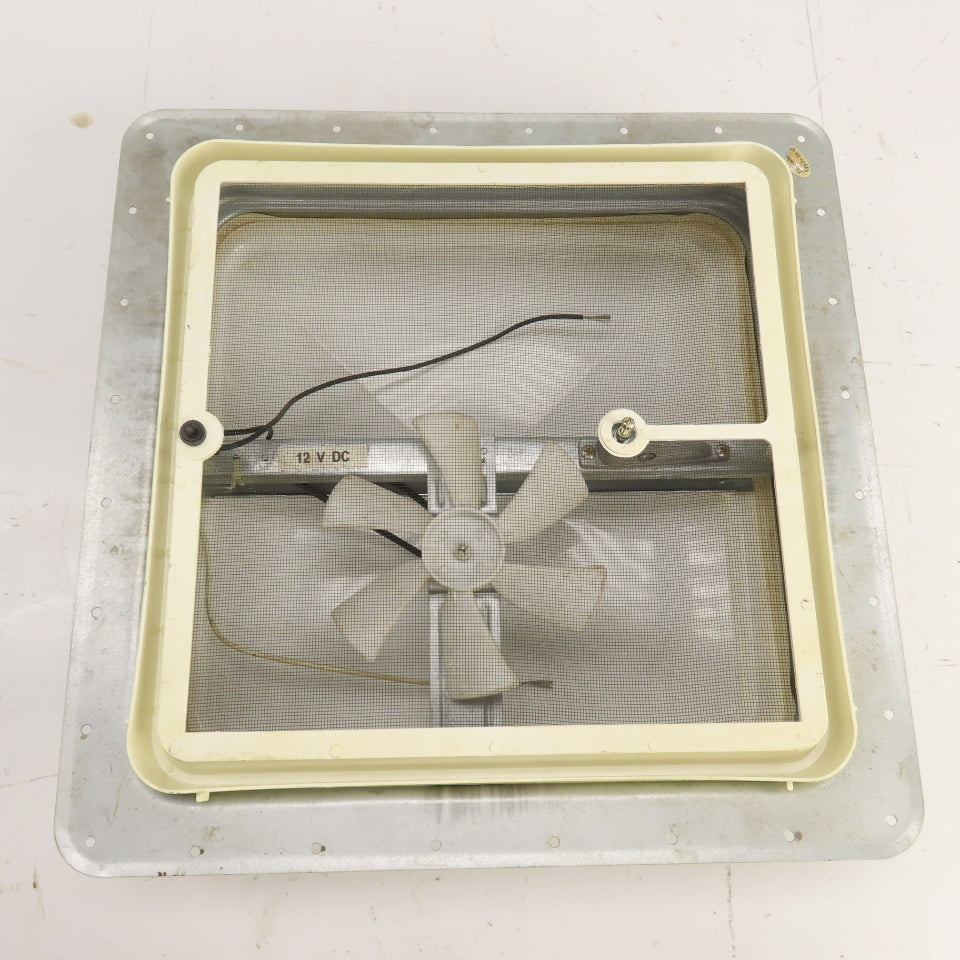 12V DC RV Camper Bathroom Vent Fan / Sky Light 13-1/2" x 13-1/2"