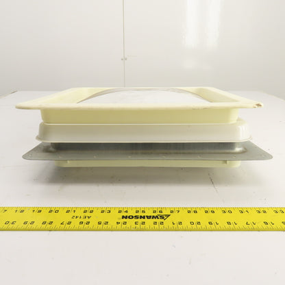 12V DC RV Camper Bathroom Vent Fan / Sky Light 13-1/2" x 13-1/2"