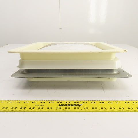 12V DC RV Camper Bathroom Vent Fan / Sky Light 13-1/2" x 13-1/2"
