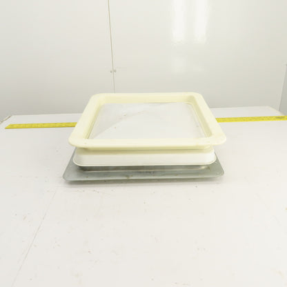 12V DC RV Camper Bathroom Vent Fan / Sky Light 13-1/2" x 13-1/2"
