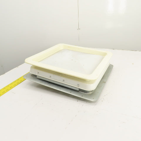 12V DC RV Camper Bathroom Vent Fan / Sky Light 13-1/2" x 13-1/2"
