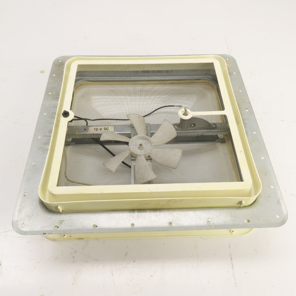 12V DC RV Camper Bathroom Vent Fan / Sky Light 13-1/2" x 13-1/2"
