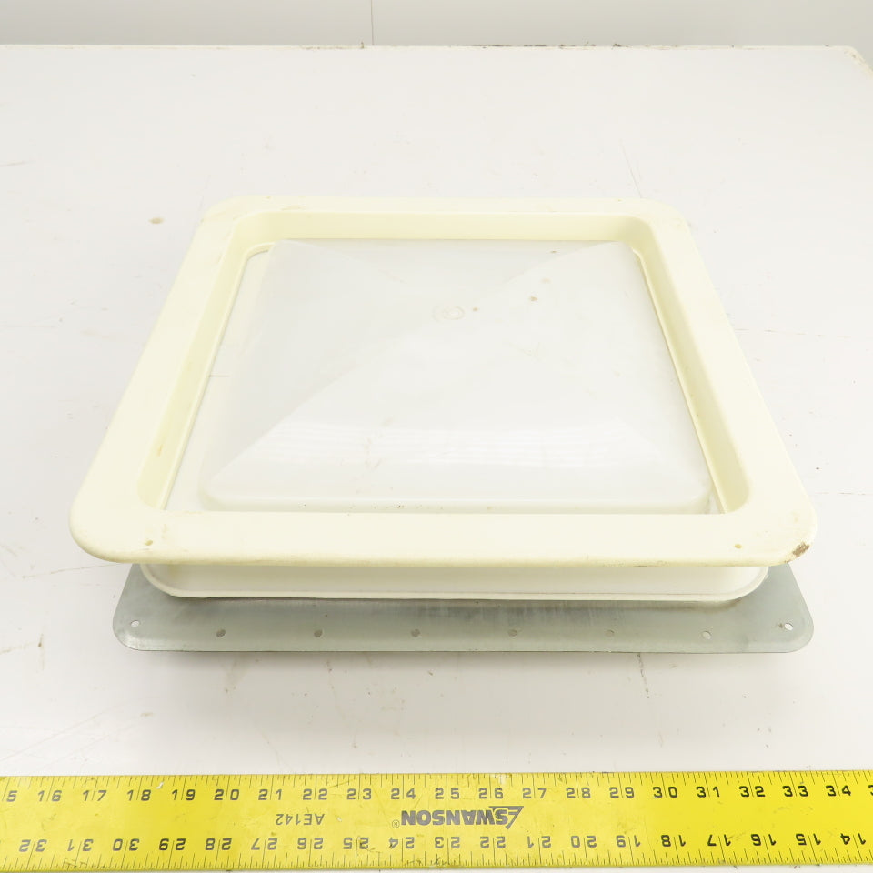 12V DC RV Camper Bathroom Vent Fan / Sky Light 13-1/2" x 13-1/2"