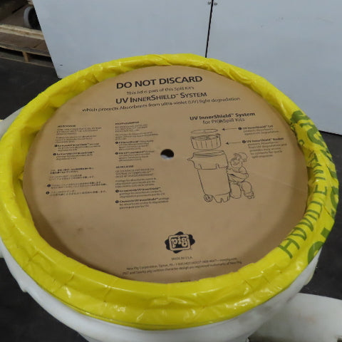 New Pig Portable 30 Gallon Spill Kit W/ 50 USG Overpack Salvage Drum